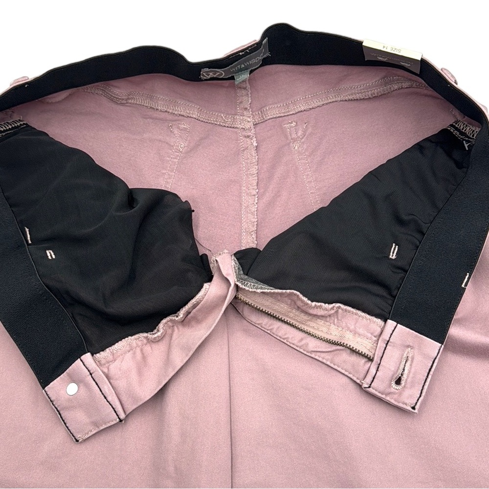 Wit & Wisdom Ab Solution Stretch Twill Shorts Size 14 - Picture 6 of 16
